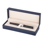White House Slim Rollerball Pen with Chrome Accents
