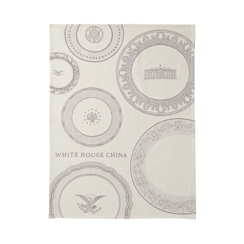 White House China Tea Towel