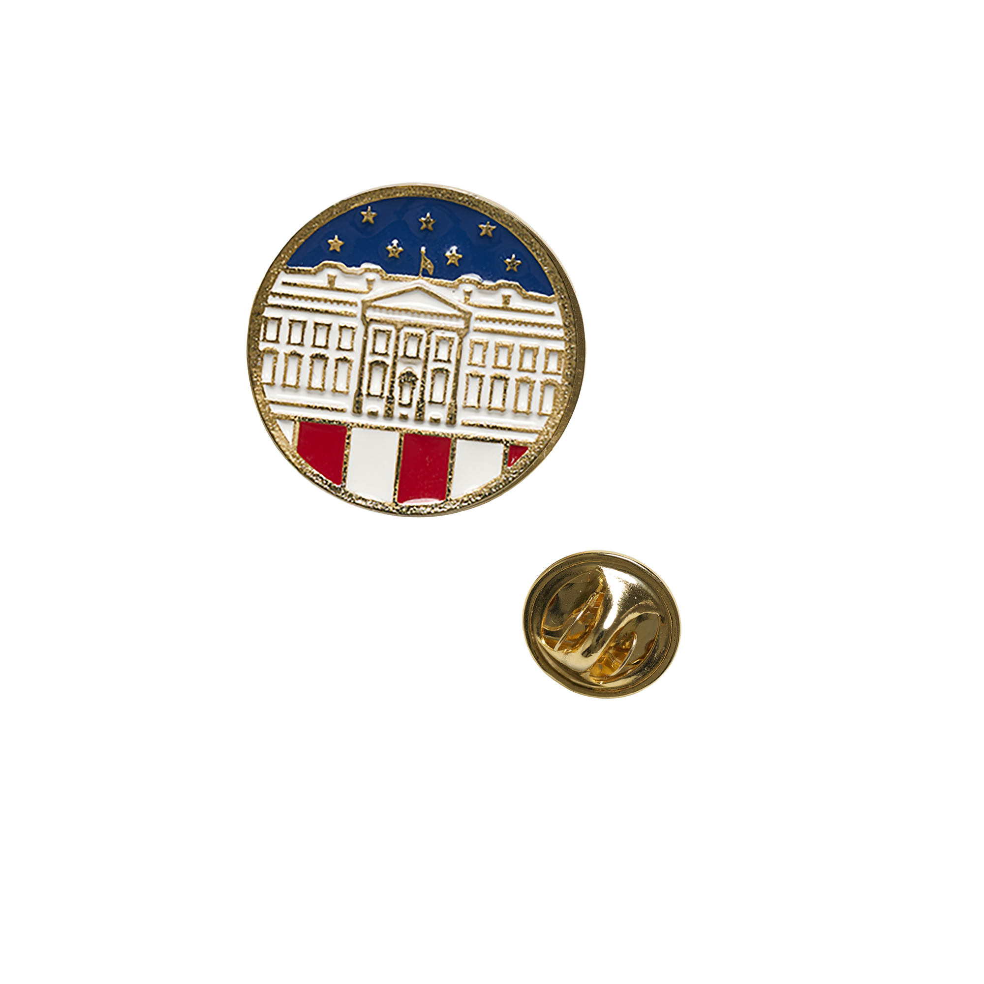 White House Circle Flag Lapel Pin