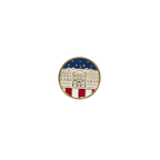 White House Circle Flag Lapel Pin