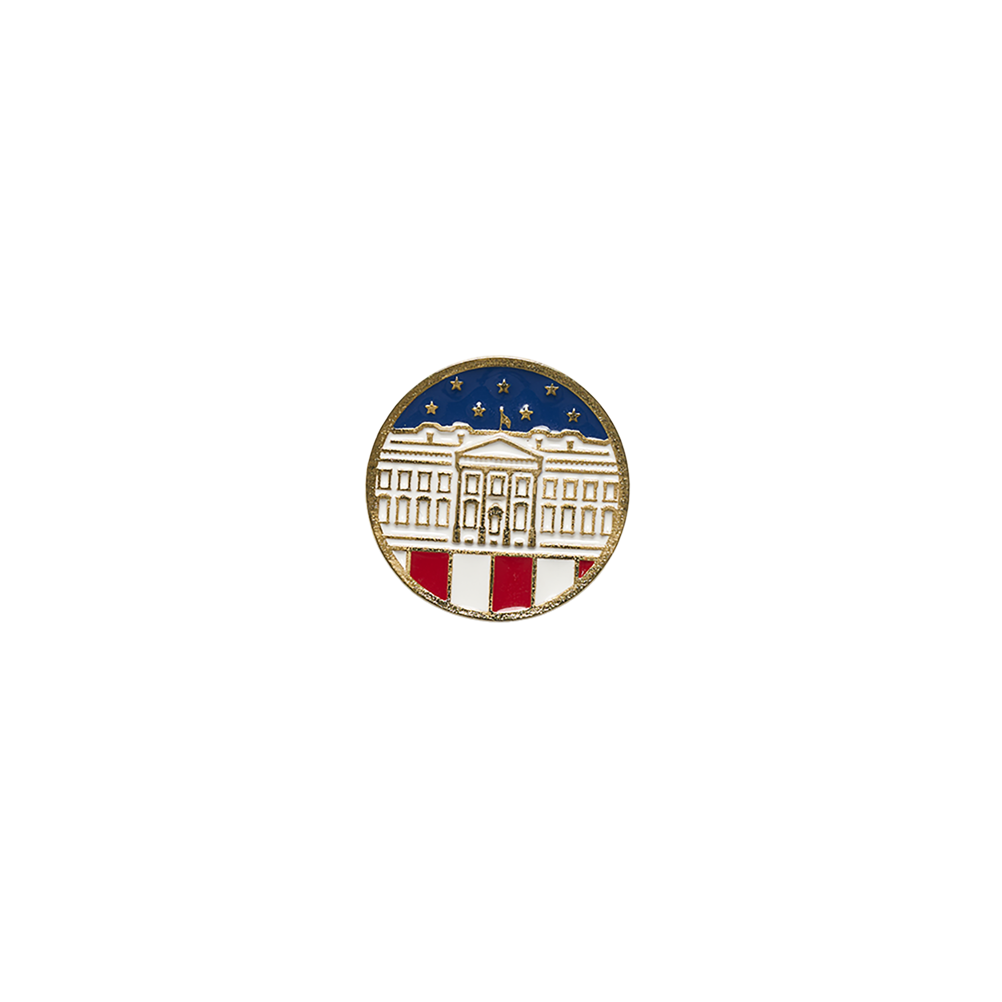 White House Circle Flag Lapel Pin