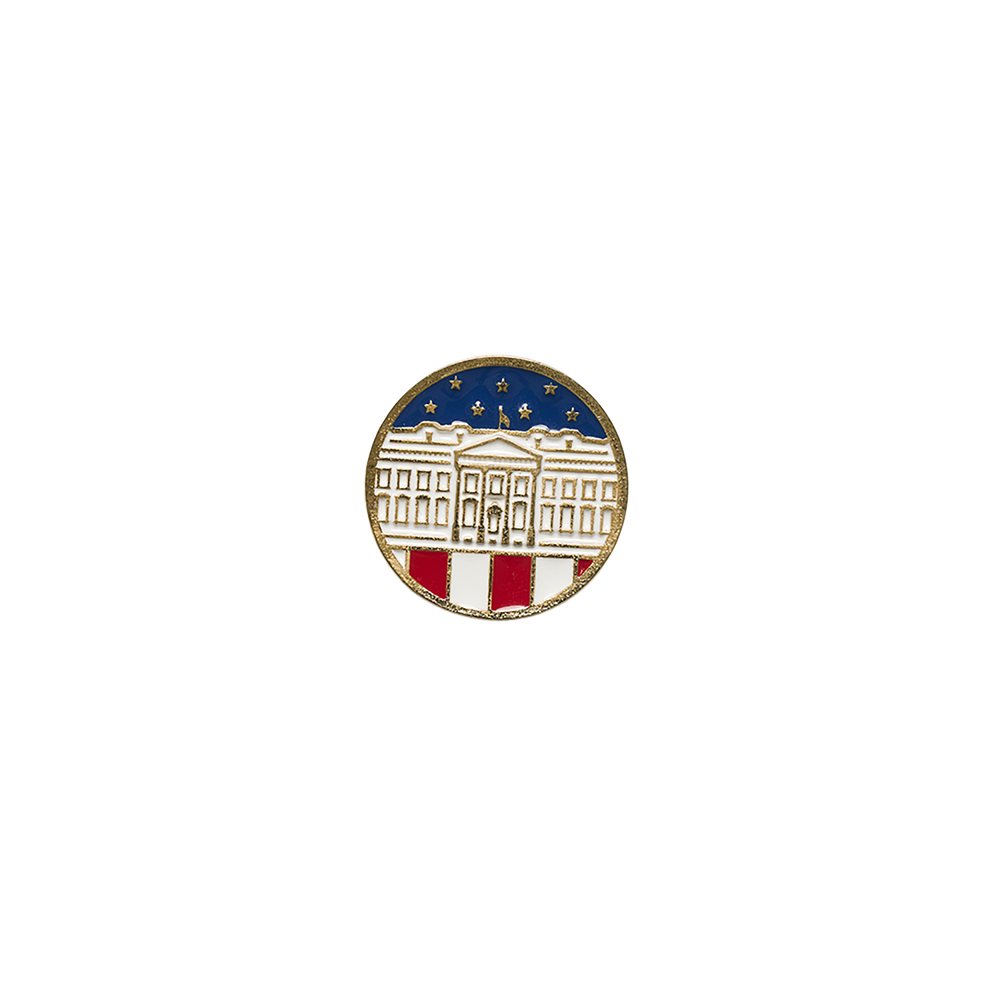 White House Circle Flag Lapel Pin