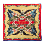 America Celebrates 250 Years Silk Scarf - Red flat