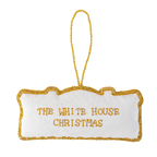 White House felt ornament back