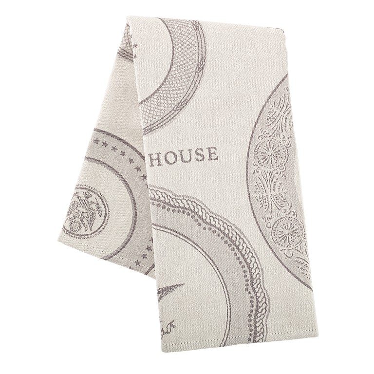 White House State China Tea Towel
