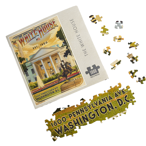 White House Vintage Graphic Puzzle – White House Historical