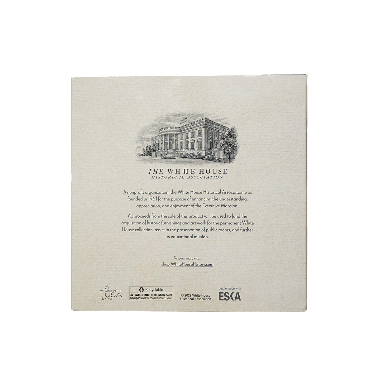 White House Vintage Graphic Puzzle – White House Historical