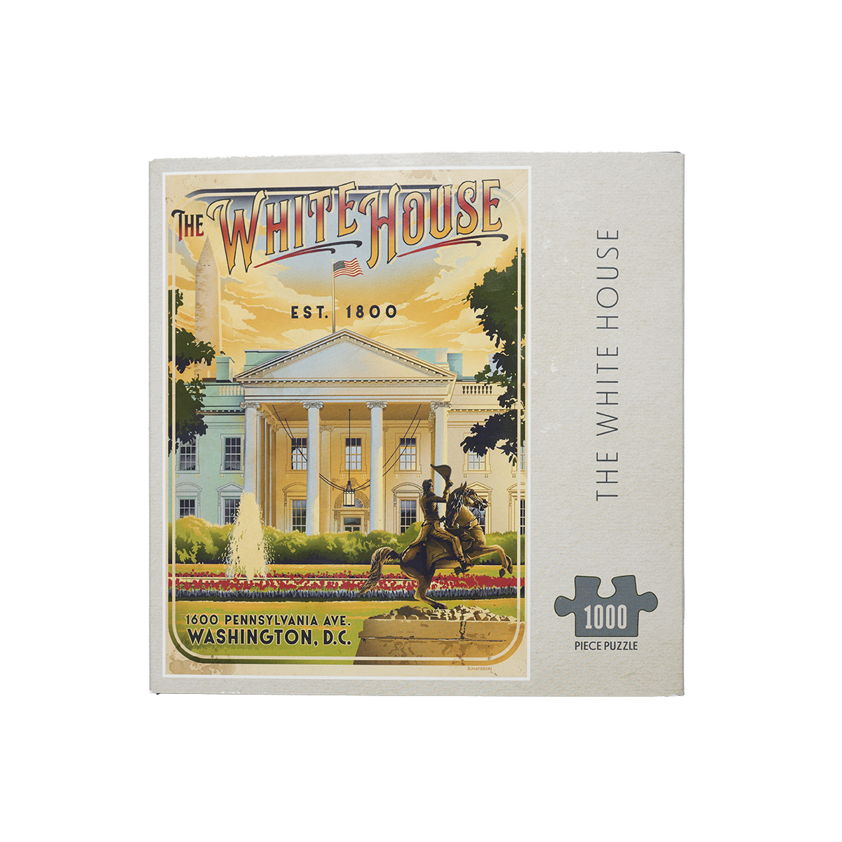 Whitehouse 名盤．本物come org盤．2ndプレス！ White House Vintage Graphic Puzzle – White House Historical