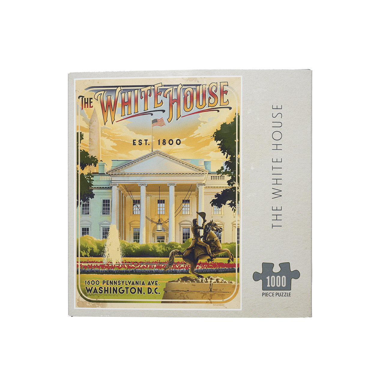 White House Vintage Graphic Puzzle