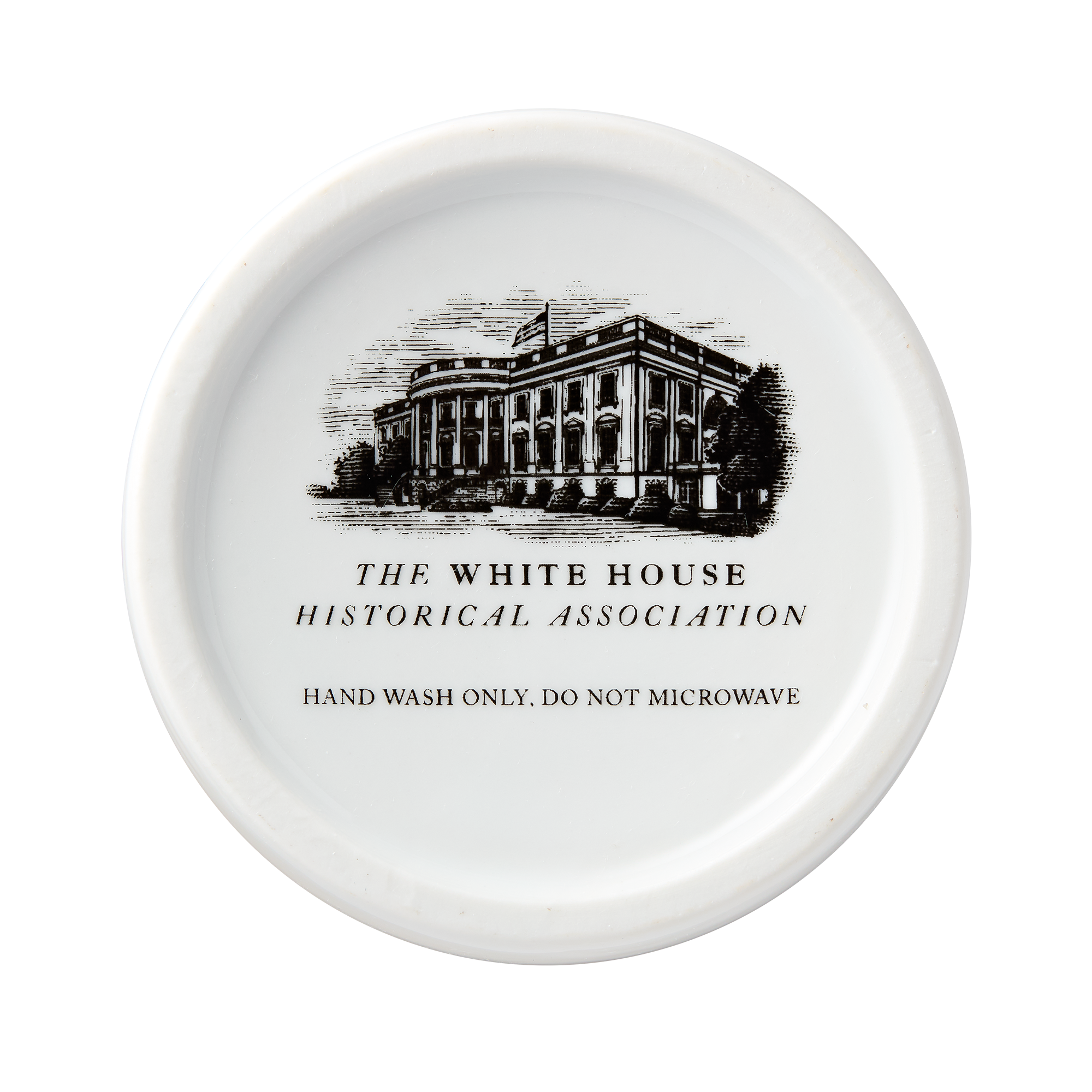White House with Cherry Blossoms Vase