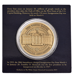 60th Inauguration Commemorative Coin 2025 – White House Historical ...