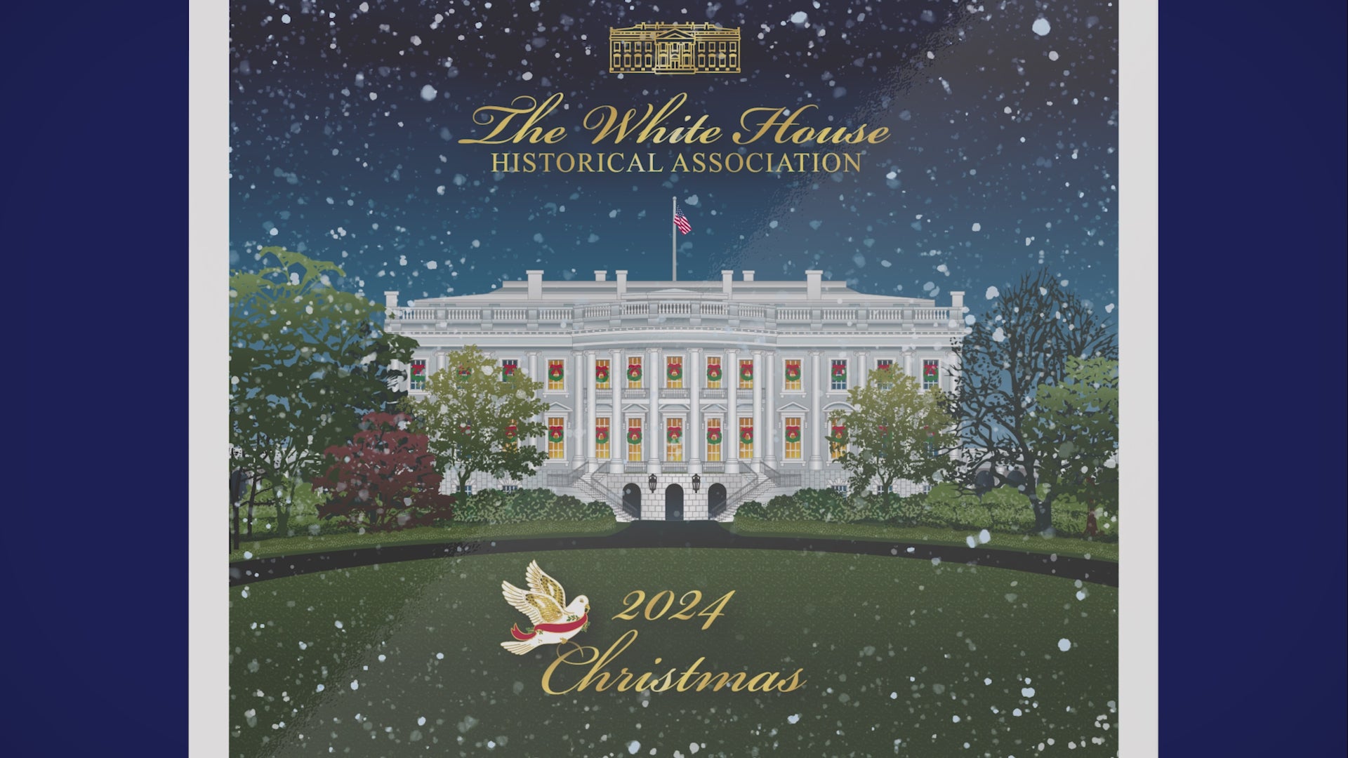 Official 2024 White House Christmas Ornament