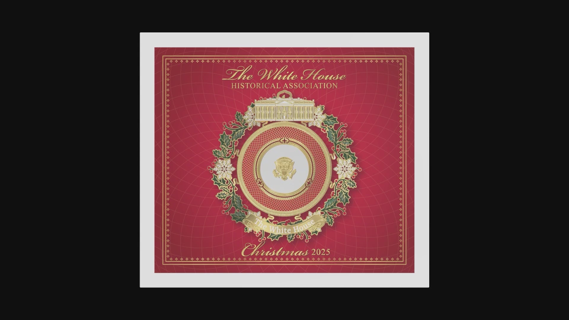 Official 2025 White House Christmas Ornament Video