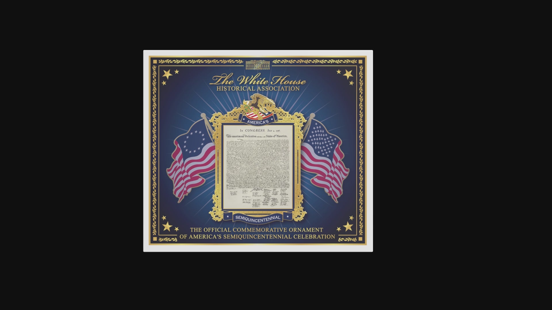 Official Commemorative Ornament of America's 250th Anniversary