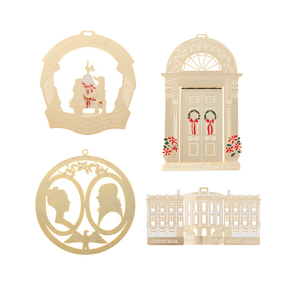 1985.1986.1987.1988　クリスマスオーナメント　ホワイトハウス 1985 to 1988 White House Christmas Ornaments, Sold as a Set of