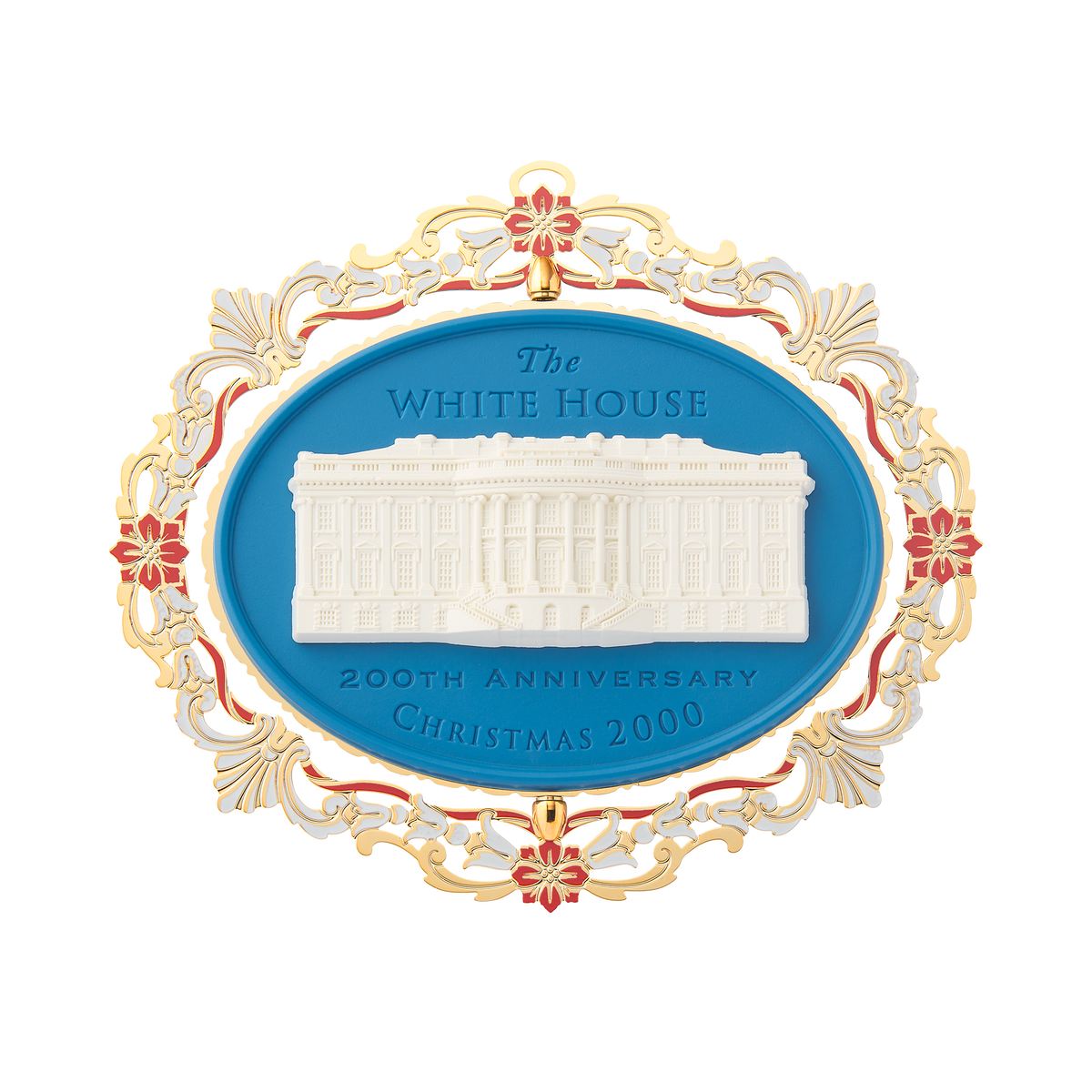 White House Christmas Ornament Set: 1989, 1998-2001 – White House