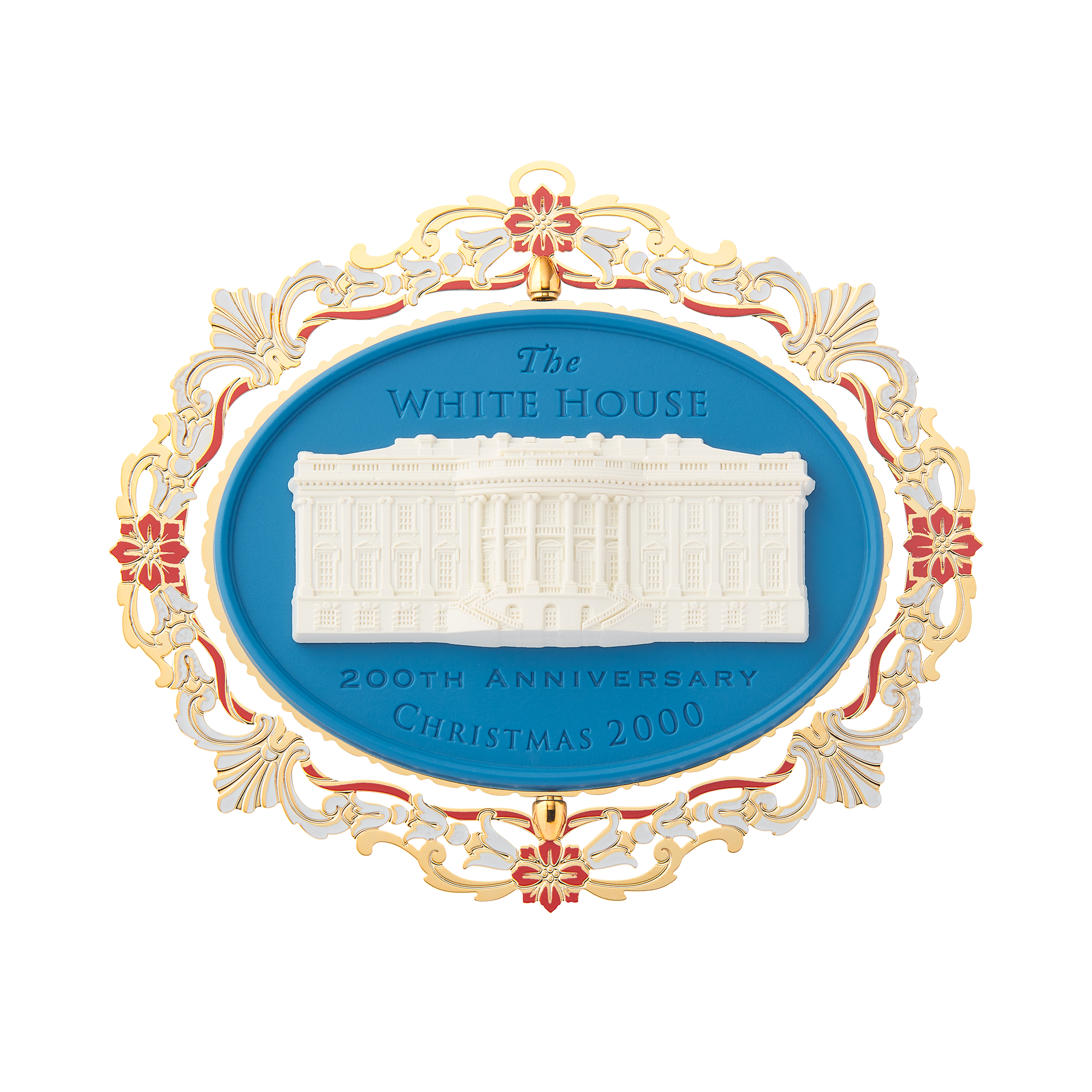 White House Christmas Ornament Set: 1989, 1998-2001