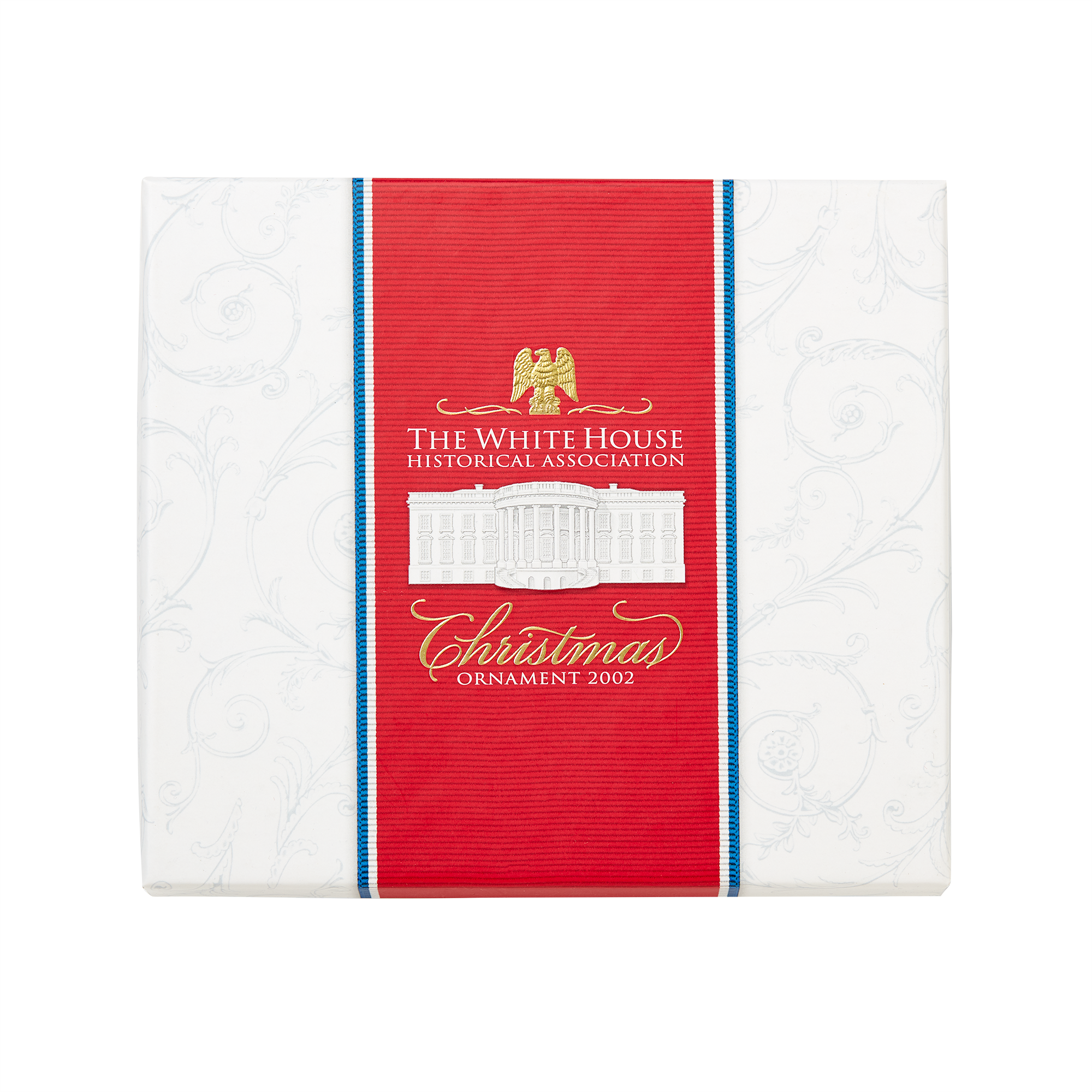 2002 White House Christmas Ornament, The East Room in 1902-Box with Lid