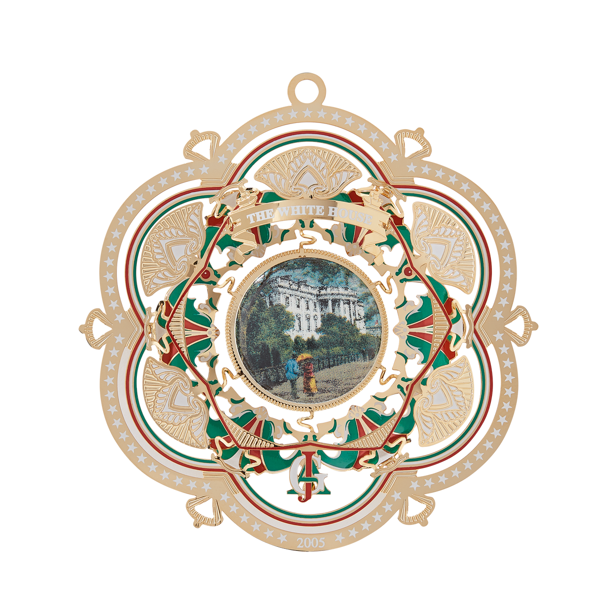 2005 White House Christmas Ornament, The South Facade – White