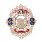 2006 White House Christmas Ornament, Tiffany Glass in the White House-Front
