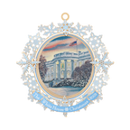 2009 White House Christmas Ornament, First Electric Christmas Lights-Front