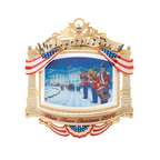 2010 White House Christmas Ornament, The U.S. Marine Band-Front