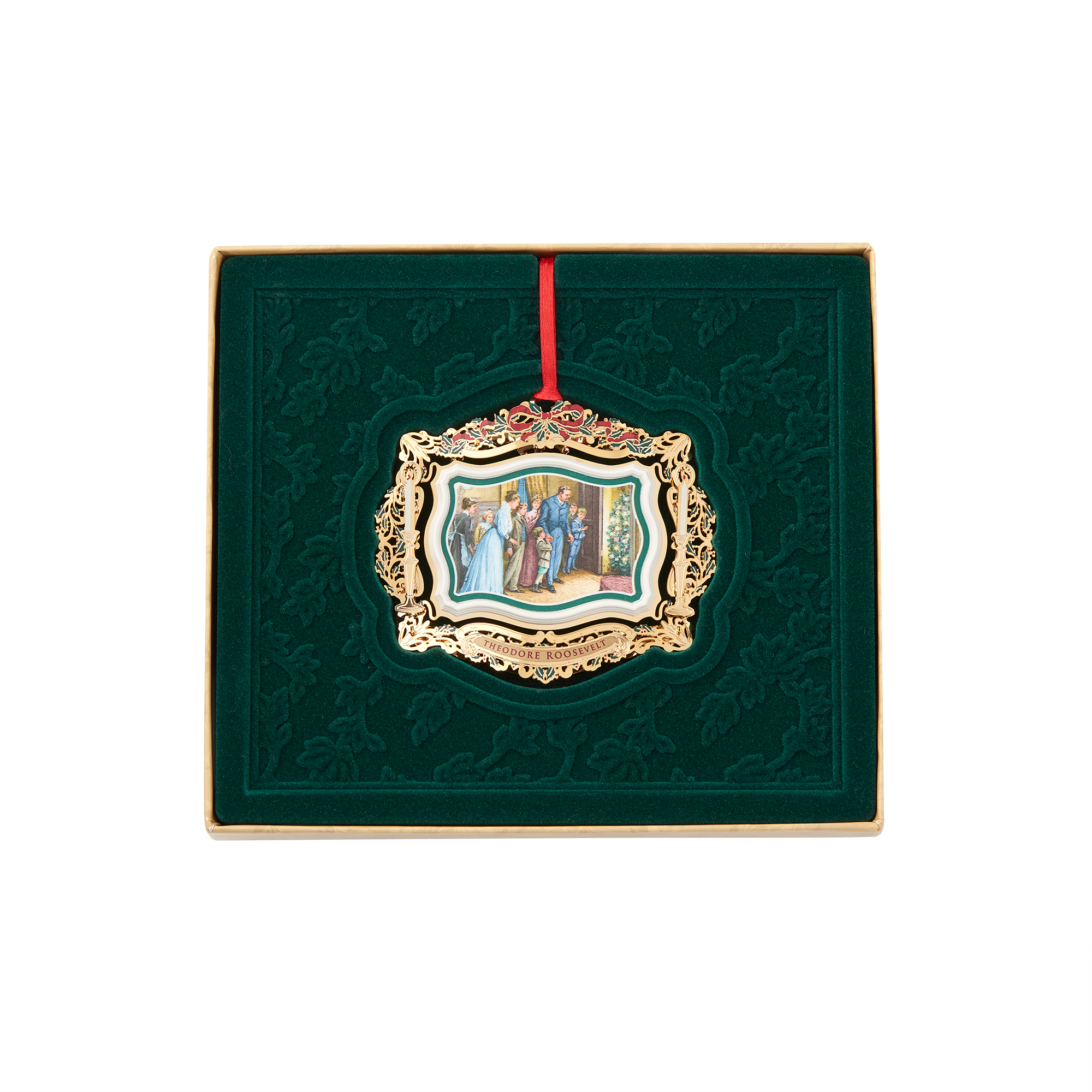 2011 White House Christmas Ornament, Santa Visits the White House-In Box