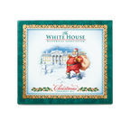 2011 White House Christmas Ornament, Santa Visits the White House-Front of Box