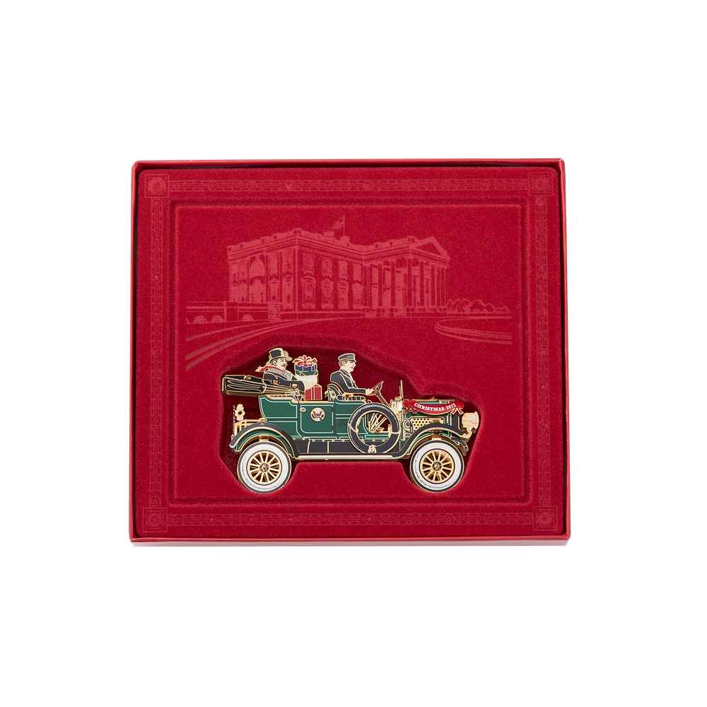 2012 White House Christmas Ornament, The First Presidential Automobile-In Box