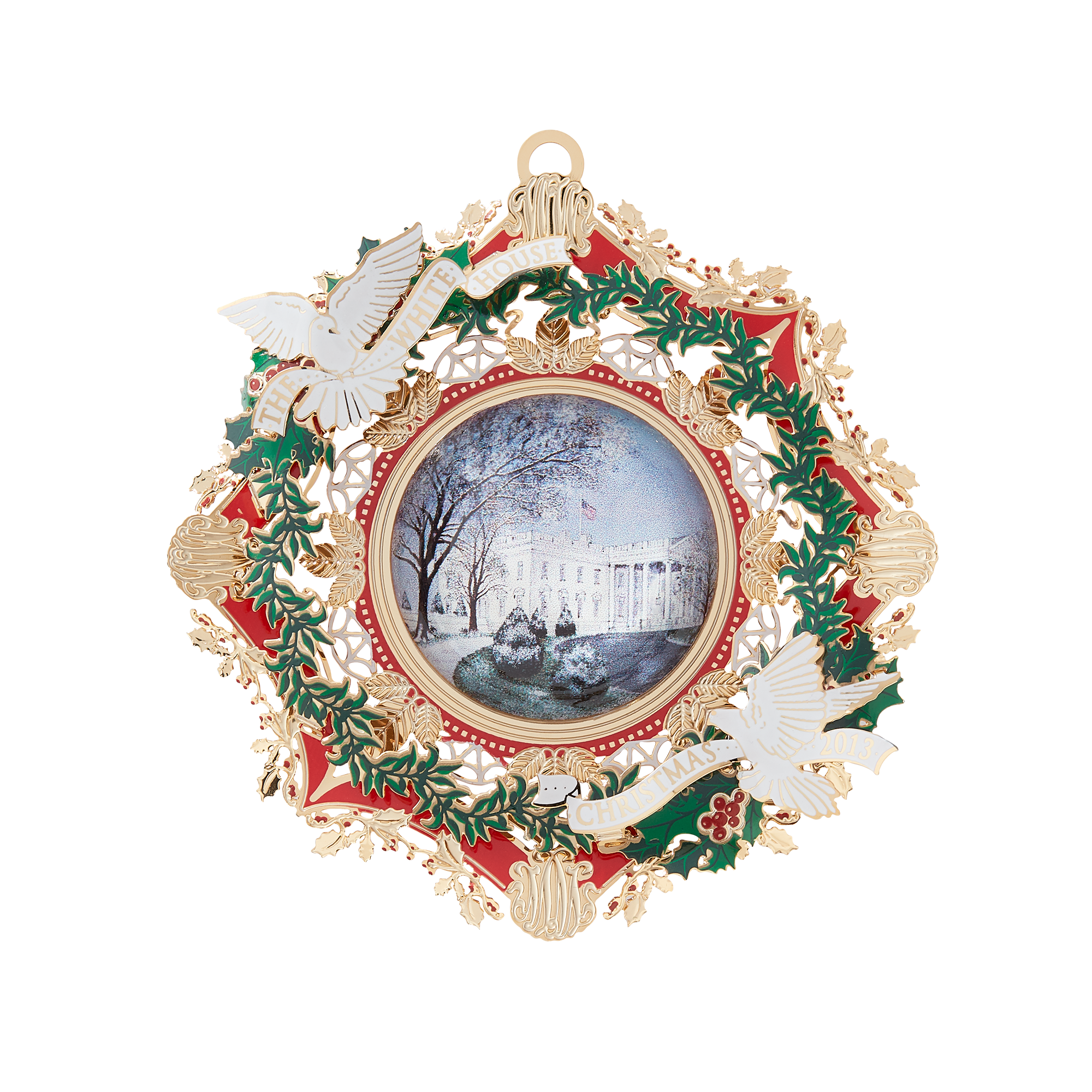 White House Christmas Ornament Set: 2012-2016