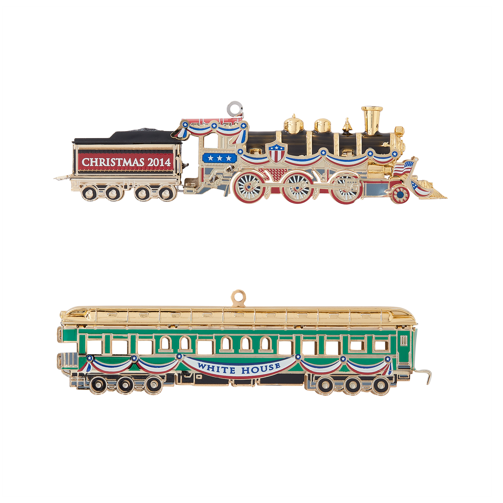 White House Christmas Ornament Set: 2012-2016