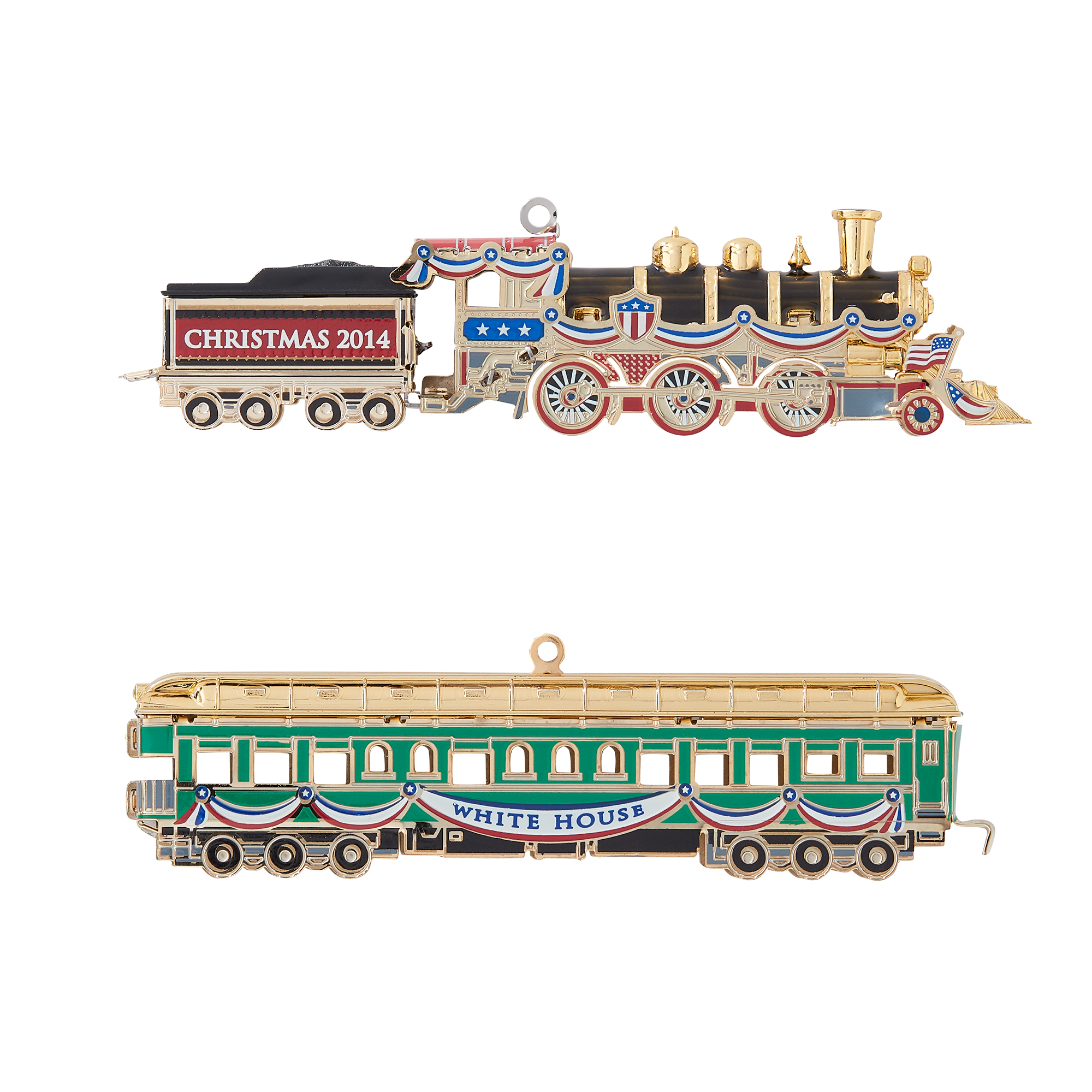 2014 White House Christmas Ornament-Front