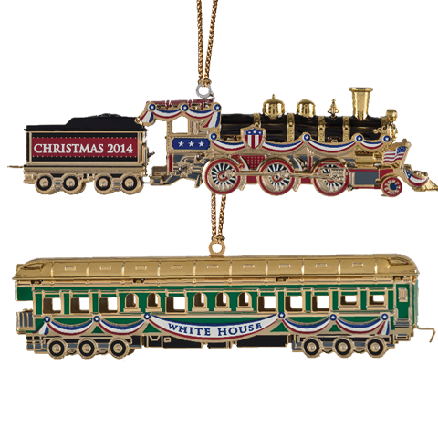 2014 White House Christmas Ornament-Front