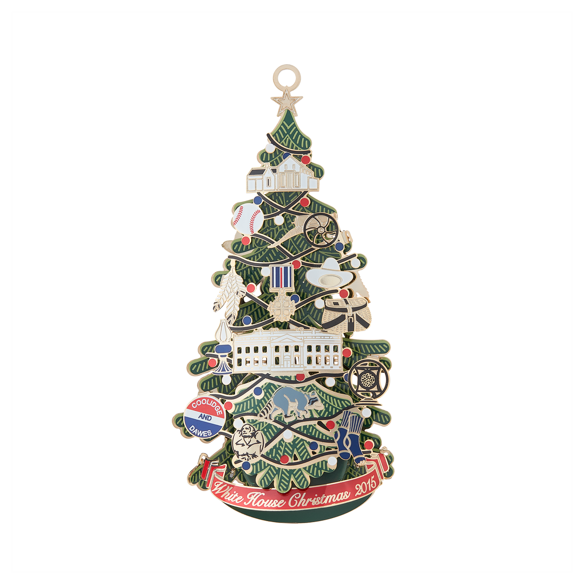 White House Christmas Ornament Set: 2012-2016 – White House