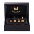 Gold Vermeil White House Tuxedo Studs-In Box