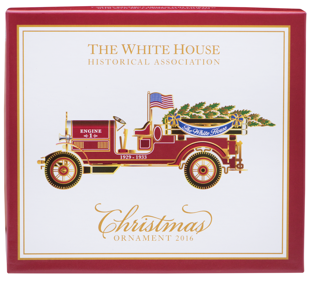 2016 White House Christmas Ornament-Box with Lid