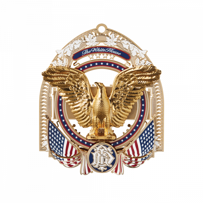 Official 2017 White House Christmas Ornament-Front