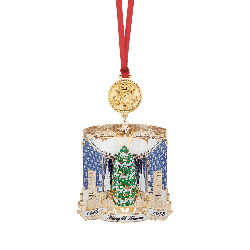 Official 2018 White House Christmas Ornament-Back
