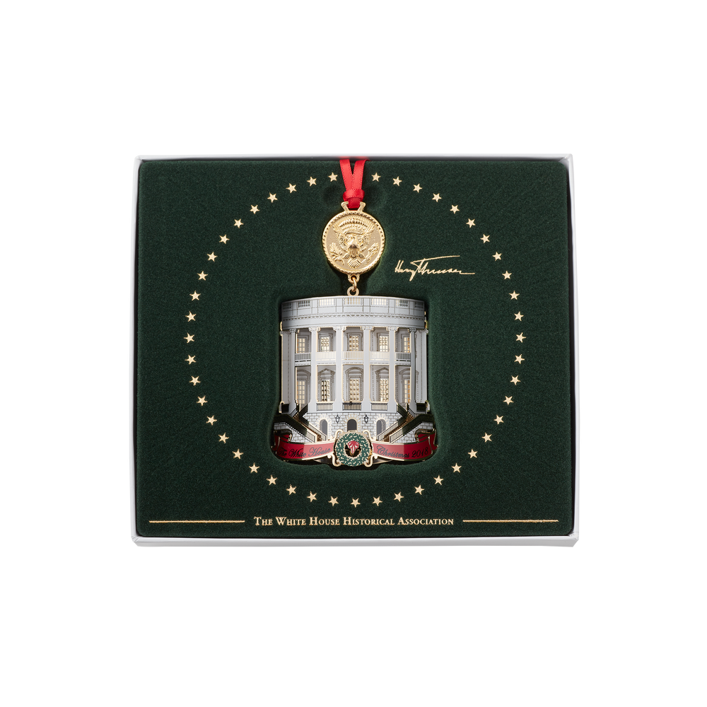 Official 2018 White House Christmas Ornament-Inside Box