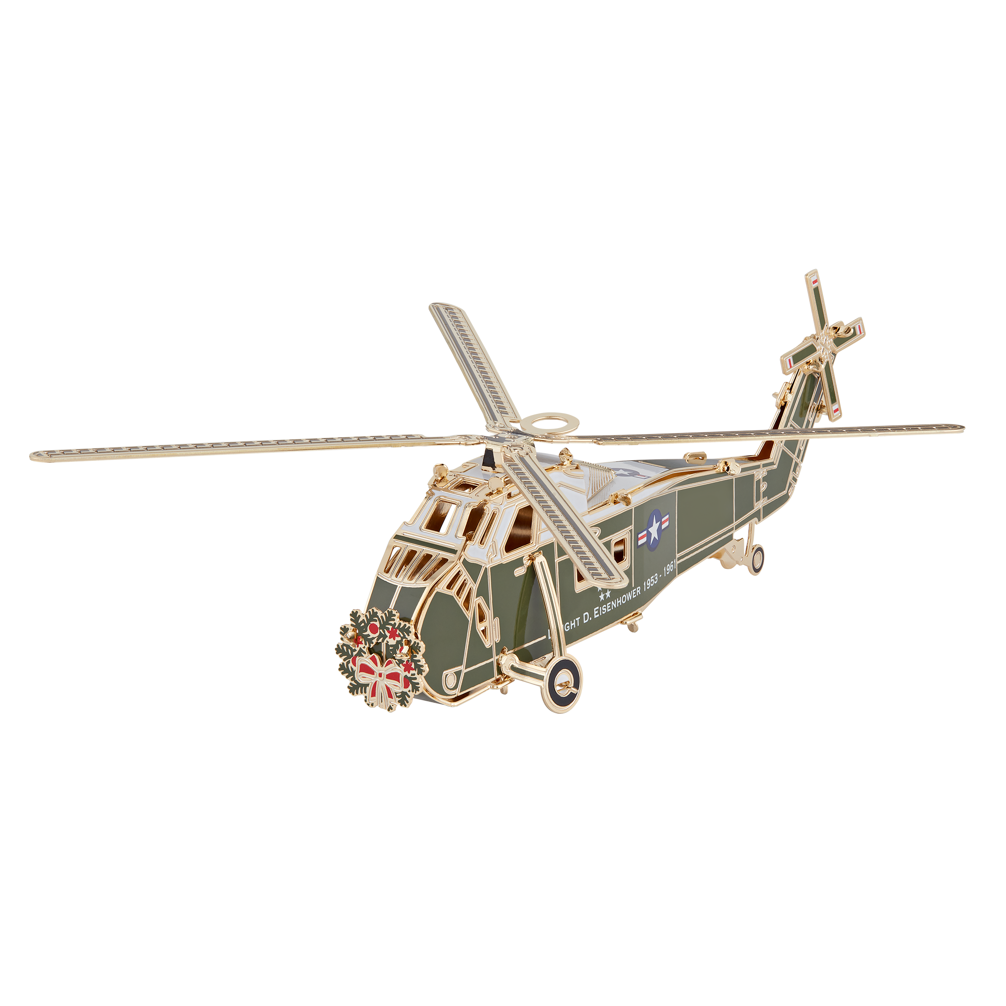 Official 2019 White House Christmas Ornament-helicopter