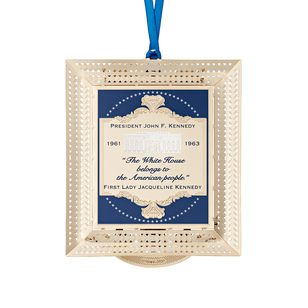 Official 2020 White House Christmas Ornament_back