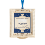 Official 2020 White House Christmas Ornament_back