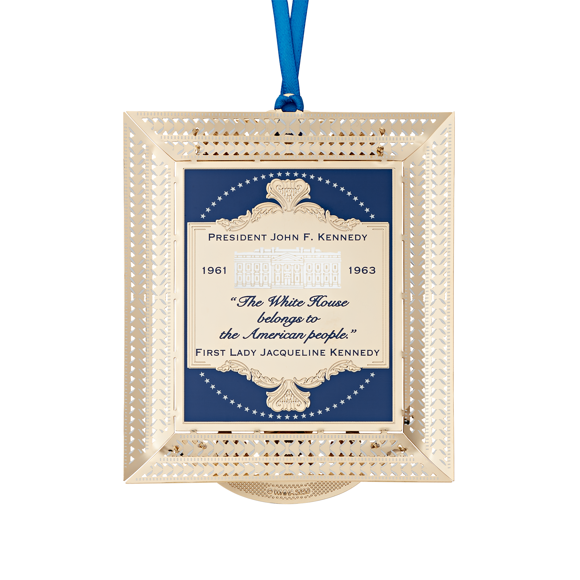 Official 2020 White House Christmas Ornament_back