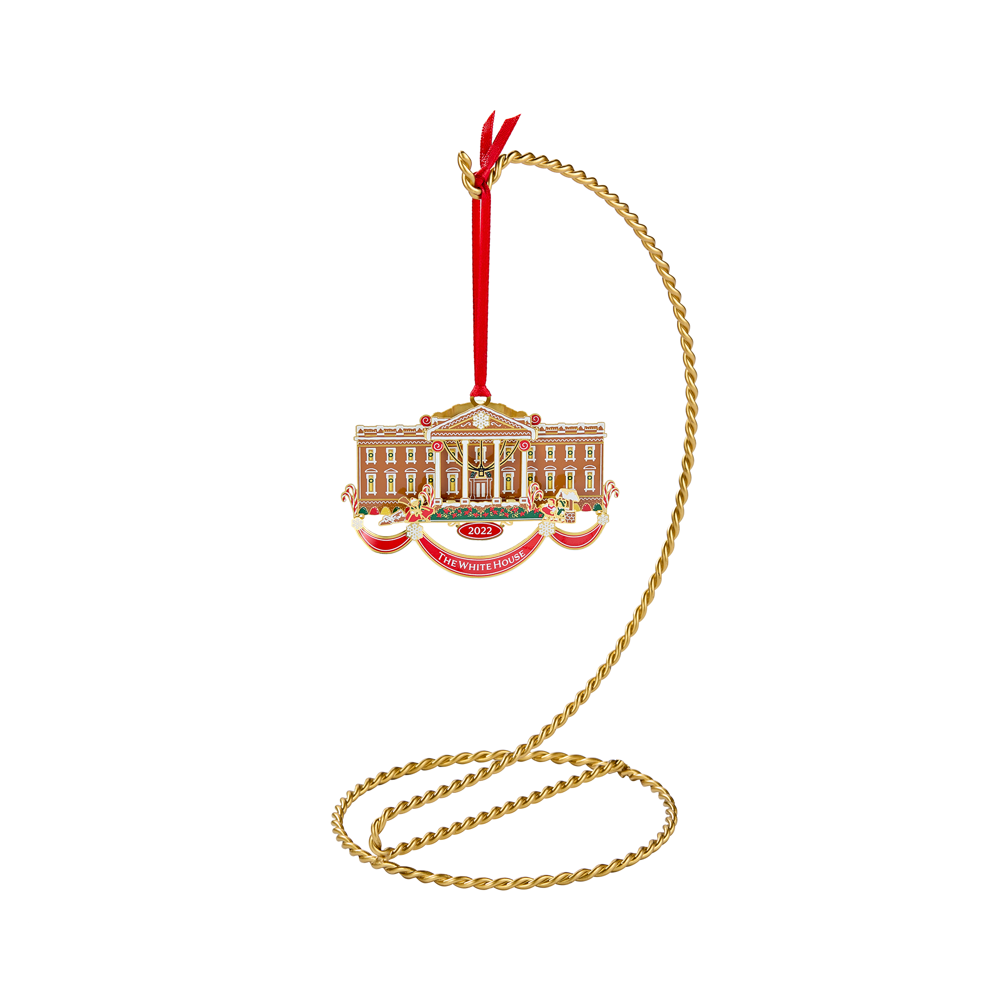 Official 2022 White House Christmas Ornament and Stand, Set – White House  Historical Association