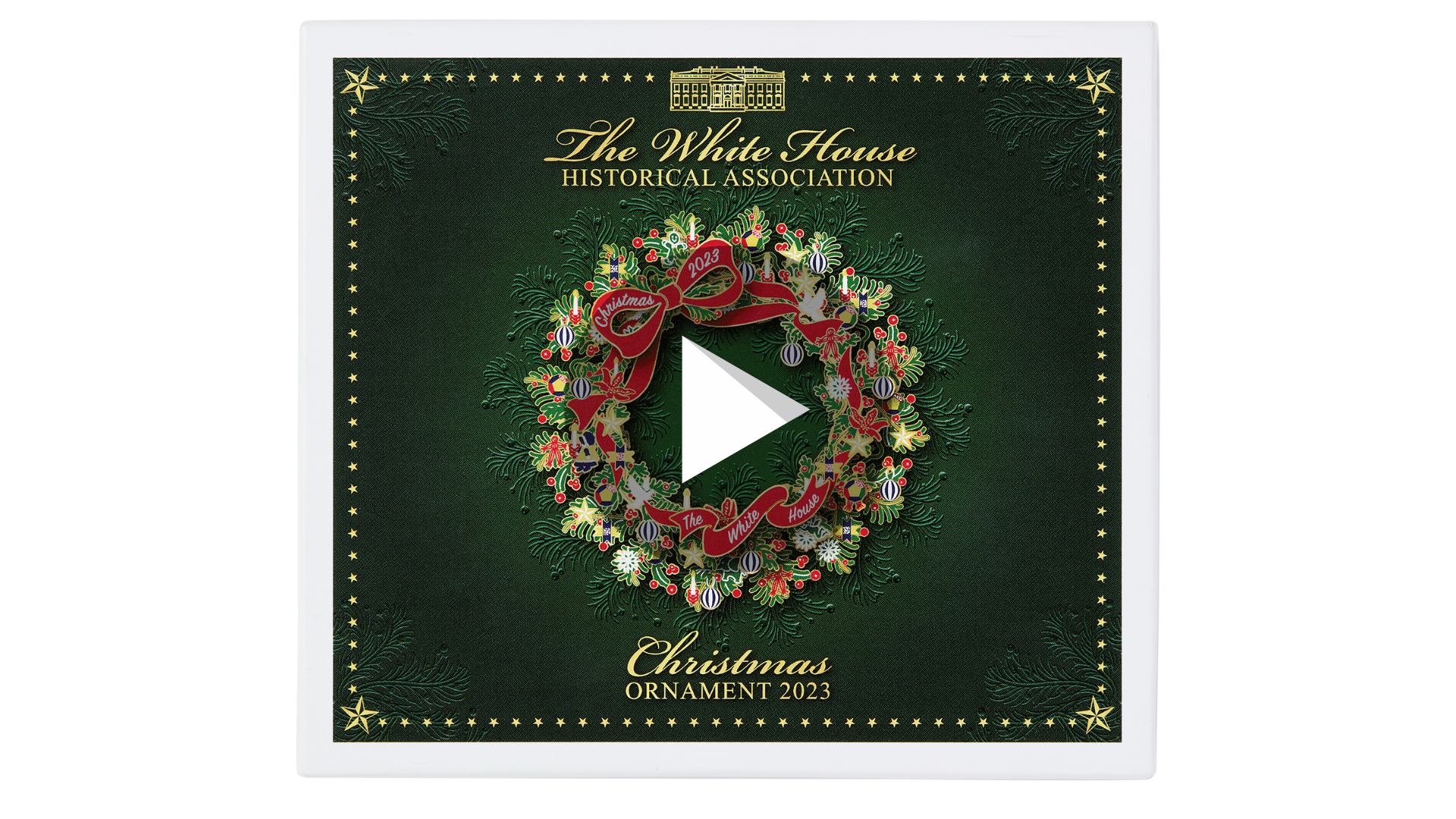 Official 2023 White House Christmas Ornament