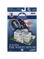 3D architectural puzzle of the White House_front
