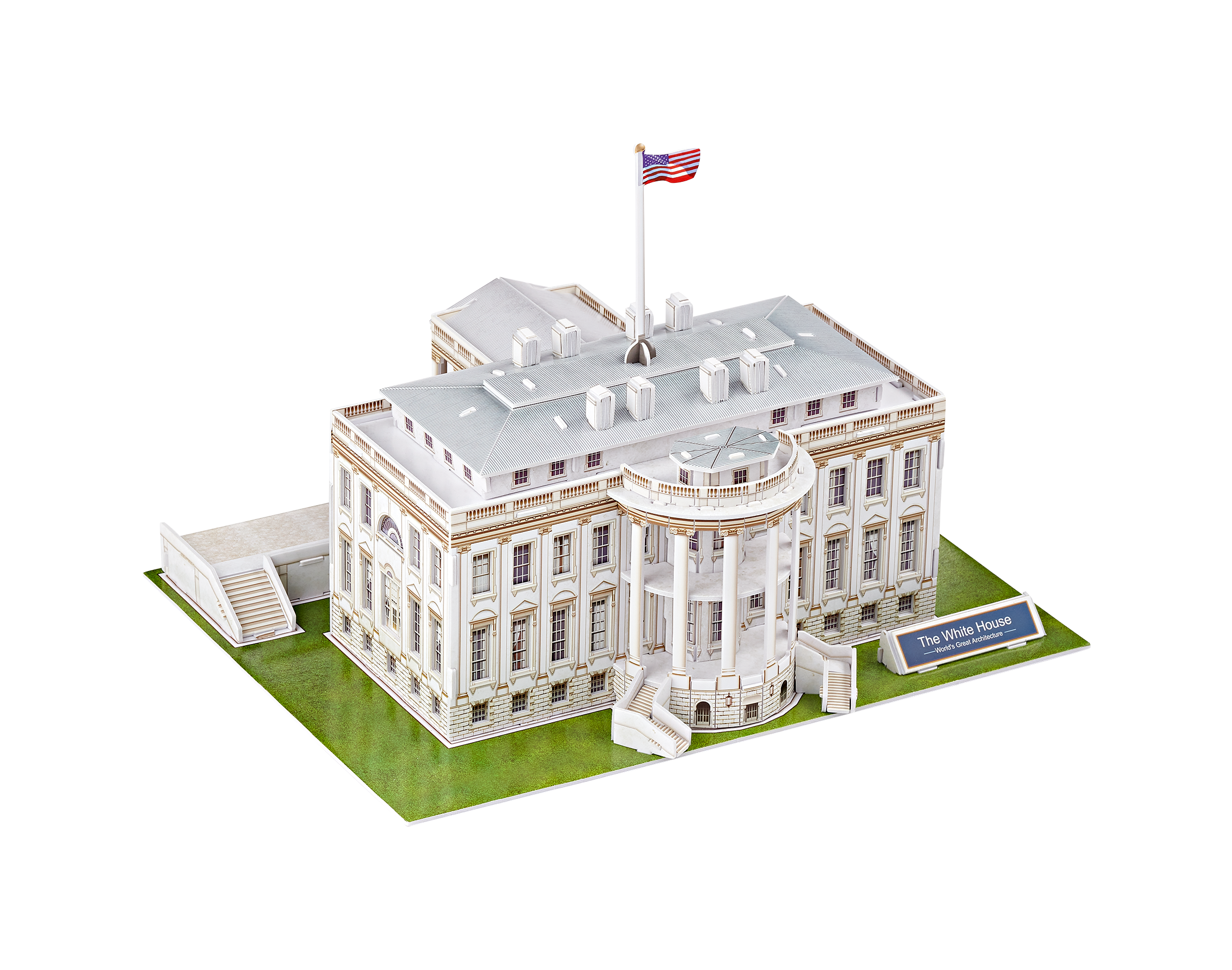 3D architectural puzzle of the White House