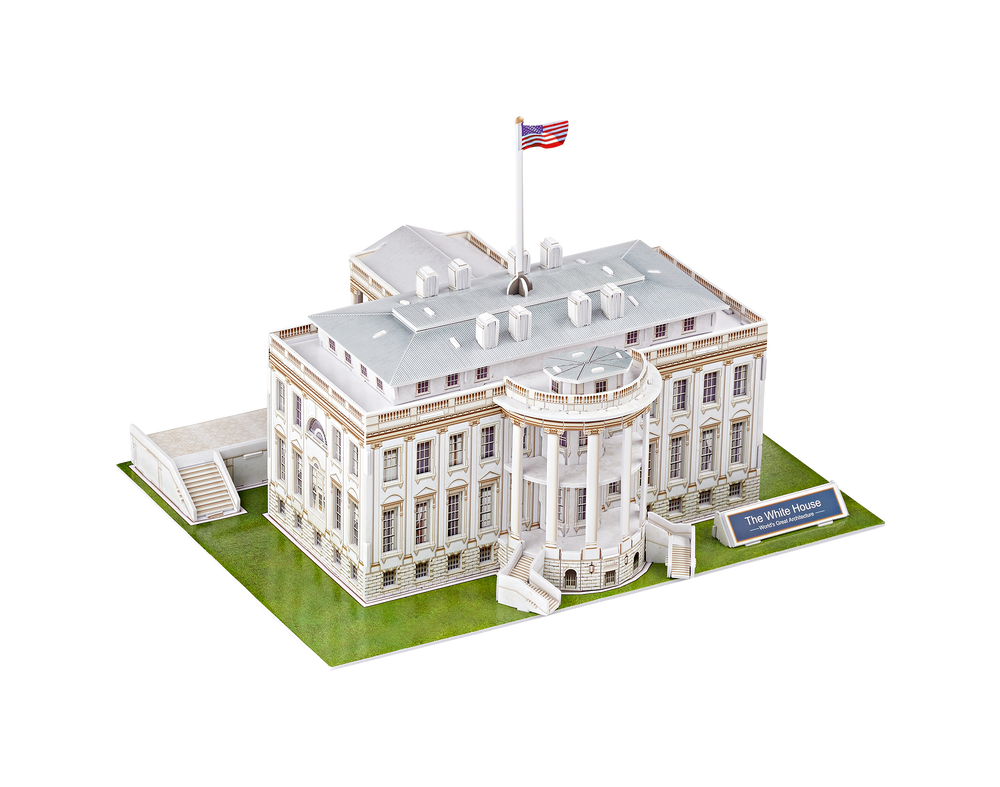 3D architectural puzzle of the White House