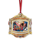 2010 White House Christmas Ornament, The U.S. Marine Band-Back