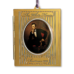 1999 White House Christmas Ornament, President Abraham Lincoln's Portrait